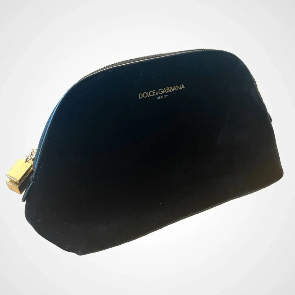 DOLCE & GABBANA BEAUTY BLACK VELVET NEW COSMETIC CASE